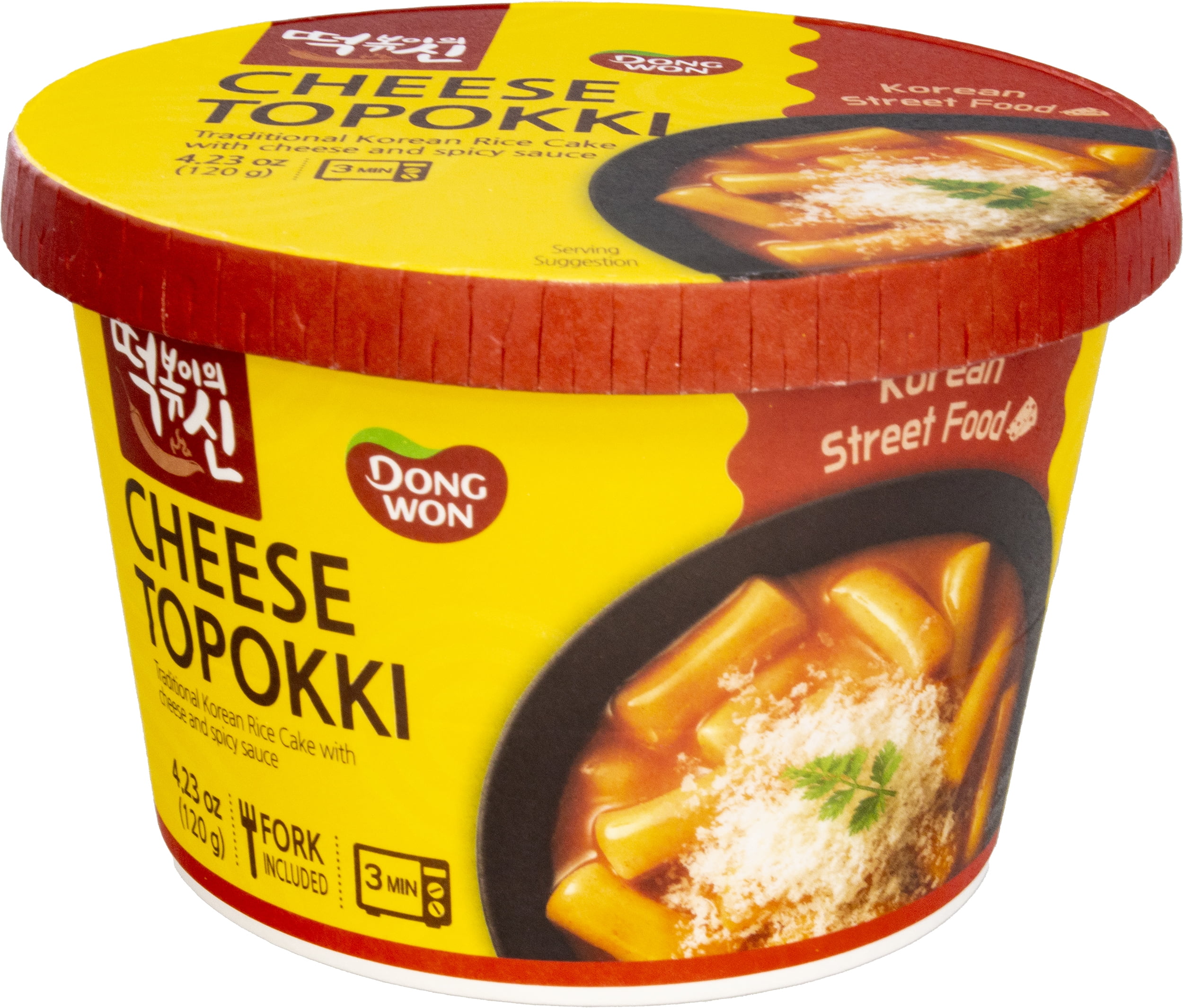 (6 pack) Dongwon Cheese Topokki Cup, 4.23 Oz