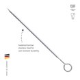 thumbnail image 2 of Juego de pinchos, juego de brochetas triangulares con anillo de acero inoxidable, 2 of 3