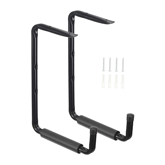 WeiLaiKeQi 2 Pieces Garage Storage Hooks Utility Hangers Wall Mount Stainless Steel Multifunctional Canoe Hanger Hooks for Kayak