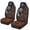 Brown Leather Bear, variant on Jeiento Funny Car Seat Covers for Front Seats Elastic Fabrics Universal Front Seat Cover Squirrel Driver Automotive Interior Accessories Universal for Cars Truck SUV Van