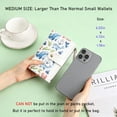 thumbnail image 7 of GAEKEAO Medium Size Wallet for Women RFID Blocking Bifold Card Holder Slim Womens Wallet with ID Window and Zipper Coin Pocket, 7 of 7