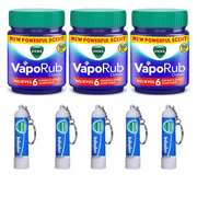 Vicks Vaporub And Inhaler Pack Relieves Blocked Nose Cold Relief 3x60ml Vaporub & 5xInhalers 0.5 ml