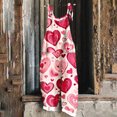 thumbnail image 2 of lcziwo Cotton Linen Jumpsuits for Women 2025 Summer Casual Beach Outfits Fashion Valentines Day Heart Print Overalls Baggy One Piece Wide Leg Pants Multicolor XXL, 2 of 5
