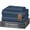 Dark Blue-01, variant on RUVANTI 100% Cotton Sheets Twin Size Bed Set – 300 Thread Count Silky Soft Sateen Weave, Cooling, Lightweight & Breathable, 16" Deep Pocket, Durable & Luxury Satin-Like, 3 Piece, Bright White