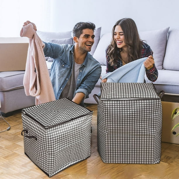 Xihbxyly Organizador de Armario Plegable, Bolsa de Almacenamiento de Gran Capacidad, Cierre de Doble Cremallera, Ligero y Portátil, Almacenamiento Versátil para Ropa y Ropa de Cama, Ideal para Mudanz