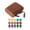 Brown, variant on Guitar Picks Holder Case with 15Pcs Picks Plectrums Bag for Guitar Picks Acoustic Strings , Brown