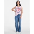 thumbnail image 2 of Americana Women's Hot Cowgirl Summer Graphic Muscle Tank Top from Way to Celebrate, Sizes S-XXXL, 2 of 5