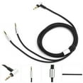 thumbnail image 3 of Cable de audio, Accesorio de Reemplazo de cable de auriculares resistente a la corrosión de cobre sin oxímeno 1.2m/3.9 pasteles para el cable de auriculares para pistas, 3 of 7
