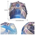 thumbnail image 2 of Gaeub Majestic Fantasy Castle Knit Cuffed Beanie Top Level Beanie Men Women Winter Knit Caps Soft Ski Hat, 2 of 7