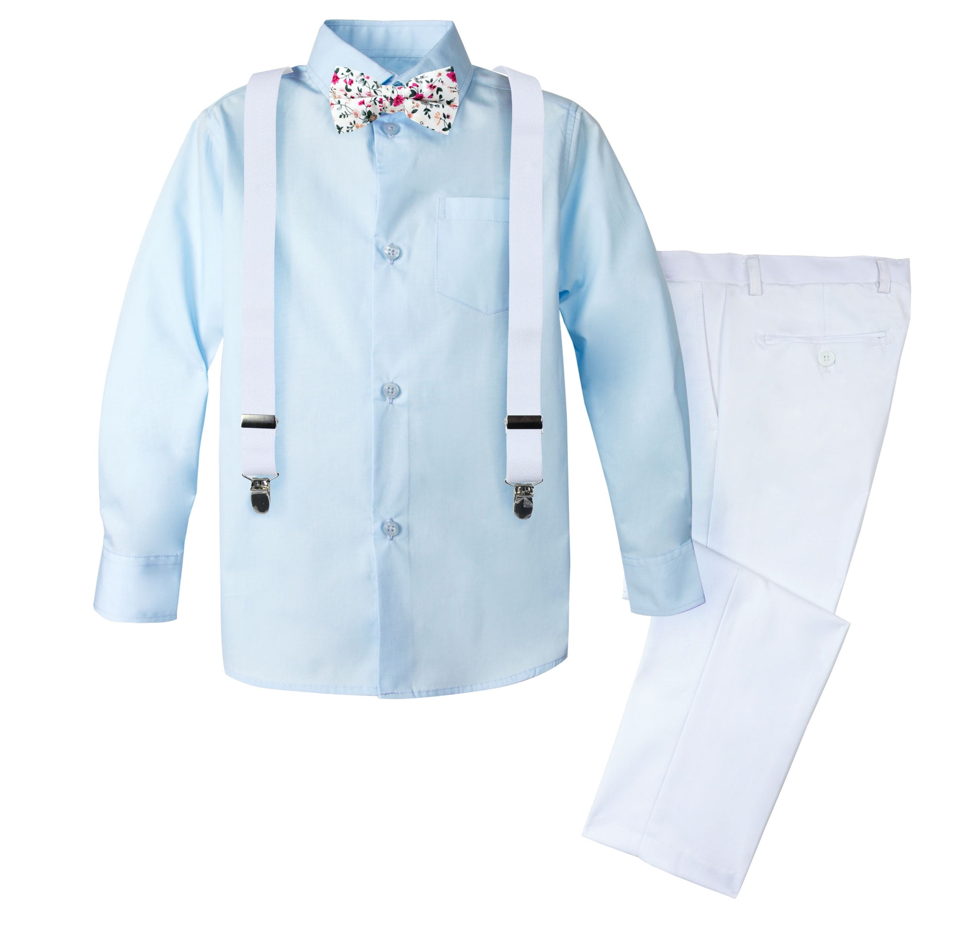 Spring Notion Boys 4-Piece Suspender Outfit