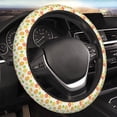 thumbnail image 4 of Cauagu Colorful Lemons Print Car Steering Wheel Cover - Universal Car Accessory for Diverse Cars for Steering Wheel with a Diameter of 14.5"-15", 4 of 7