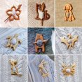 thumbnail image 3 of Women Wooden Animal Brooch Funny Shawl Sweater Scarf Pin Buckle Cartoon Fox Cat Bear Bird Dog Tortoise Girls Jewelry Accessories, 3 of 4