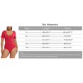 thumbnail image 4 of Baywell Women's Scoop Neck Clothing Short Sleeve Long Sleeve Tops T Shirt Bodysuit for Going Out S-2XL, 4 of 6