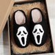 thumbnail image 2 of Halloween Skeleton Scream Slippers New Unisex Home Winter Shoes for Indoor Comfort, 2 of 5