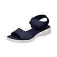 thumbnail image 6 of Willtoo 2026 Orthopedic Sandals for Women Non Slip Slip on Arch Support Flat Wedge Sandals Lightweight Walking Shoes 2026 Vacation Beach 2026 Orthopedic Shoes, 6 of 6