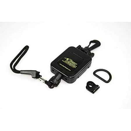 Hammerhead Industries Gear Keeper CB MIC KEEPER Retractable Microphone Holder RT4-4112 Features Heavy-Duty Snap Clip Mount, Adjustable Mic Lanyard and Hardware Mounting Kit - Made in USA Black