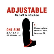 ACE Brand Neoprene Elbow Support, Adjustable Brace, One Size