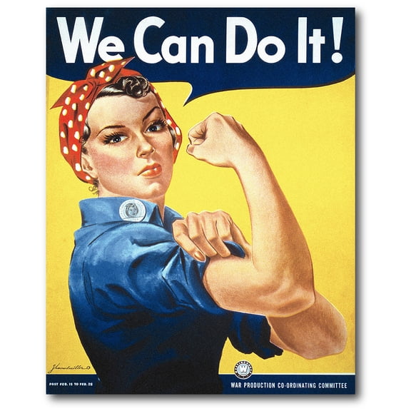 We Can Do It Gallery-Wrapped Canvas Wall Art