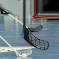 thumbnail image 1 of Hoja de palos de Floorball, cabeza de palo de Hockey de Floorball para palos de 18mm, piezas curvas de palo de Floorball, hoja de palo de Hockey en Mano izquierda negra, 1 of 8