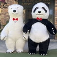 thumbnail image 2 of Disfraz inflable de mascota oso polar panda gigante de 2,6 m, muñeco de oso de peluche divertido para la calle, ropa de mascota para cosplay de Halloween, 2 of 5