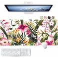 thumbnail image 1 of Flower Gaming Mouse Pad - Waterproof Extended Mouse Pad, Washable Mouse Pads for Desk with Non-Slip Rubber Base, Mouse Pad for Computer Keyboard and Laptop, 31.5 X 11.8 Inch, 1 of 5