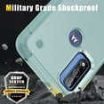 thumbnail image 3 of JTCASES for Motorola Moto G Pure(2022) Case, Foldable Kickstand Heavy Duty Protective Rugged Hybird Anti-slip Shockproof/Drop Resistant PC TPU Shell, Green, 3 of 7