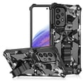 thumbnail image 1 of Étui d'Armure Camouflage Militaire Compatible avec Samsung Galaxy S23 Ultra/s23 Plus/s23 avec Béquille Magnétique Intégrée, 1 of 3