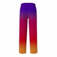 thumbnail image 4 of oqasdz Kids Child Tapered Pants with Stylish Color Gradient Trousers with Pockets Drawstring Versatile Casual Dailywear, 4 of 4