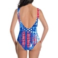 thumbnail image 5 of 50% off Clearance Bathing Suit for Women 4th Of July ZHUGeLI Ladies Fashion Printed Swimsuit Swimsuit Sleeveless Swimsuit American Flag Patriotic Outfits, 5 of 5