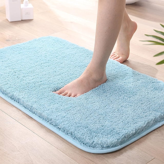 Bath Mats Non Slip Bathroom Mats Shower Mat Absorbent Bathroom Rug Small Rug Door Mat Inside Kitchen Rugs Carpet Mat for Bathroom Bedroom Kitchen Entrance