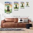 thumbnail image 5 of Happy St. Patrick’s Day Rottweiler with Green Hat Shamrocks Rainbow Vertical Matte Canvas Poster Rottie Dog Lover Gifts Idea Wall Art Home Decor - 03007, 5 of 5