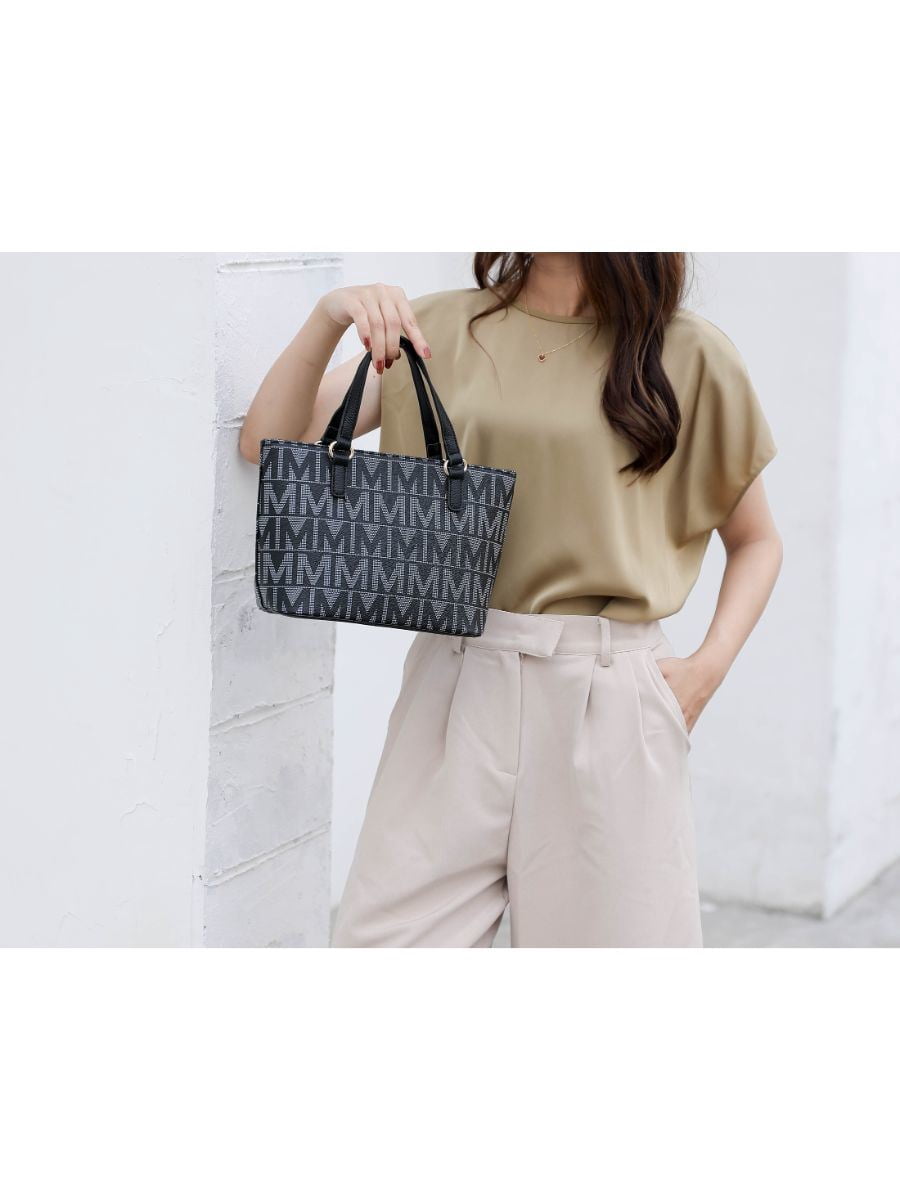 MKF Collection Marimar M Signature Tote Handbag by Mia K., 4-Piece Set