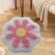 thumbnail image 1 of Felpudo Floral de Poliéster Absorbente y Antideslizante de 60 X 60 Cm | Felpudo Floral para Baño y Cocina | Felpudo de Microfibra Suave de Secado Rápido para Tocador, Habitación Infantil, Zona de Mas, 1 of 6