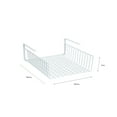 thumbnail image 4 of Organize It All Foil and Plastic Wrap Shelf Cabinet Organizer,13.5" x 12.5" L , White, 4 of 7