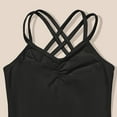 thumbnail image 5 of Kids Ballet Leotard Classic Spaghetti Strap Black Girls Leotard Ballet Outfit Kids Ballet Dress for Girls 5-6 Years, 5 of 8