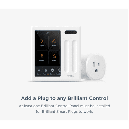 Brilliant - Smart Plug - White