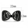 thumbnail image 4 of Womens Light Black Ring Anillo Para Mujer Stainless Steel Ring with Top Grade Crystal in Clear Eve, 4 of 4