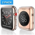 thumbnail image 2 of Estuche de 38 mm compatible con Apple Watch Protector de pantalla, estuche protector general TPU HD Clear Ultra-Thin Cover (paquete de 2) WD.WDQZL Electronicos, 2 of 9