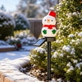 thumbnail image 6 of Christmas Solar Stake Light, Water-Proof Outdoor Solar Christmas LED Decorations with Snowman for Patio Yard Lawn, Holiday Party Decor, 6 of 6