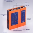 thumbnail image 2 of Durability Networking Cable Tester Networking Line Tester for RJ11 RJ12 RJ45 with Comprehensive Wire Mapping Test, 2 of 8
