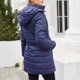 thumbnail image 5 of Puntoco Chaqueta De Mujer Moda para Mujer Casual Longitud Media Adelgazante Y Cálida Chaqueta De Algodón con Capucha De Color Sólido Blusa Tops Liquidación De Navidad Puntoco Puntoco-1558, 5 of 8