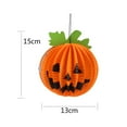 thumbnail image 2 of 6 Pcs Halloween Paper Lanterns Three-dimensional Halloween Spooky Small Pumpkin Decoration, 2 of 4