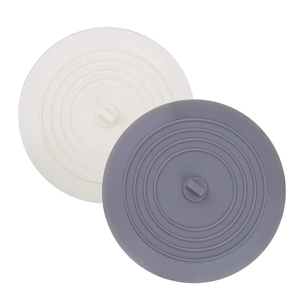 Tapón para bañera, tapón de bañera de silicona grande de 6 pulgadas, tapón de drenaje para fregaderos, tapón para el pelo, cubierta de succión plana para cocina, baño y lavandería