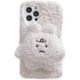 thumbnail image 1 of Cartoon Doll Toy iPhone 13 Pro Max Case, Fluffy 3D Cute Plush Fur Animal Soft Cover Compatible with iPhone Case (iPhone 13 Pro Max, Anygry Little Whit, 1 of 4