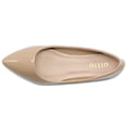 thumbnail image 6 of Ollio Women's Shoes Ballet Basic Pointed Toe Comfort Enamel Flats M1039, 6 of 6