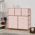 thumbnail image 2 of GAOMON Homhougo Dresser for Bedroom with 12 Drawers Steel Frame, Pink, 2 of 8