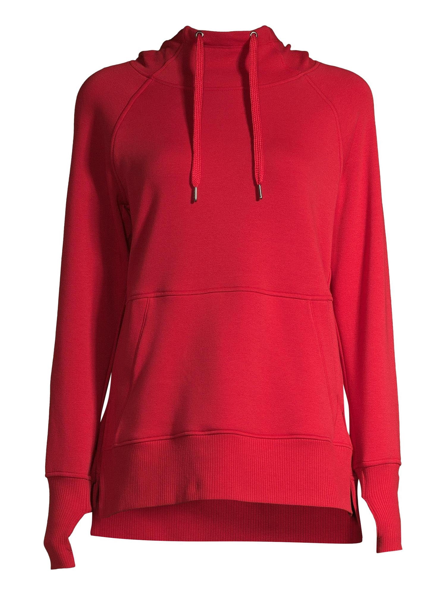 athletic works women's athleisure plush moletom com capuz