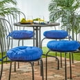 thumbnail image 3 of Marine Blue 15 in. Round Outdoor Bistro Seat Cushion (Set of 4) by Greendale Home Fashions, 3 of 7