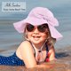 thumbnail image 5 of Baby Girl Sun Hat with UPF 50+ Outdoor Adjustable Beach Hat with Wide Brim Bucket Hats, 5 of 5