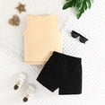 thumbnail image 3 of LAPAKIDS Baby Boy Summer Clothes 9-12 Months Sleeveless Top & Shorts Outfits for Toddler Boy, 3 of 6